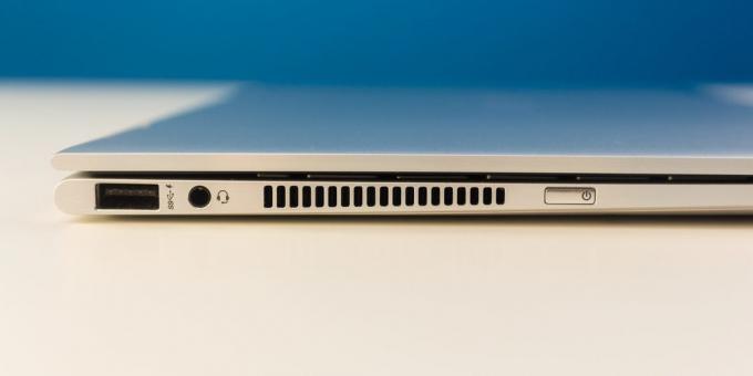 HP Spectre x360: ports