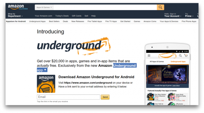 Amazon Underground app - apps for android free