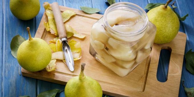 Pickled Pears with Ginger and Orange