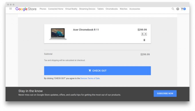 Google Store: your purchase
