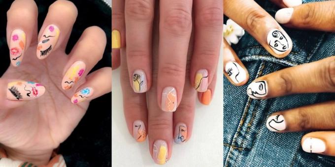 Fashion Nails 2019: Picasso Style