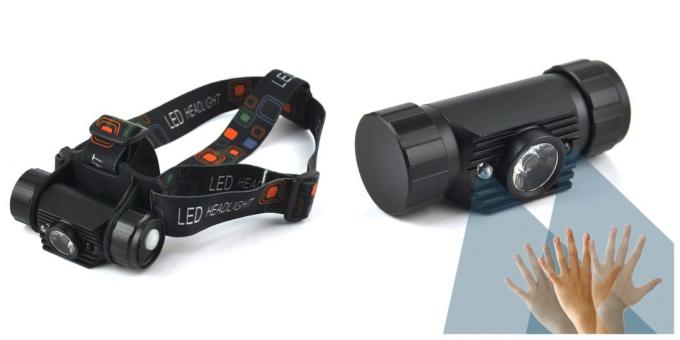 Gadgets for bicycles: headlamp