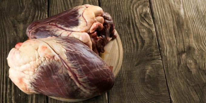 How and how much to cook beef heart: chilled product