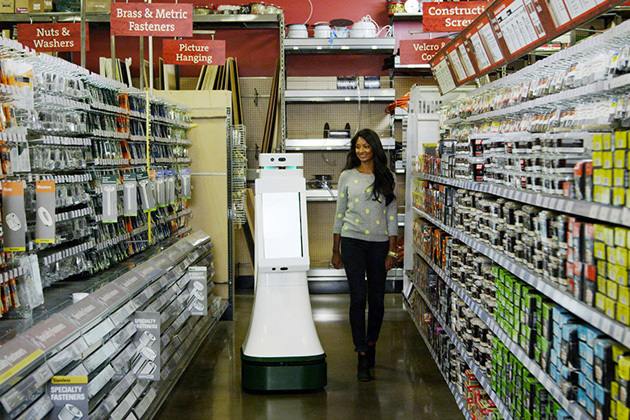 OSHbot robot Lowe's hypermarket