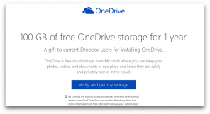 Just two clicks away from you 200 GB of cloud storage OneDrive