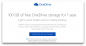 Just two clicks away from you 200 GB of cloud storage OneDrive