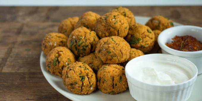 Healthy Baked Falafel