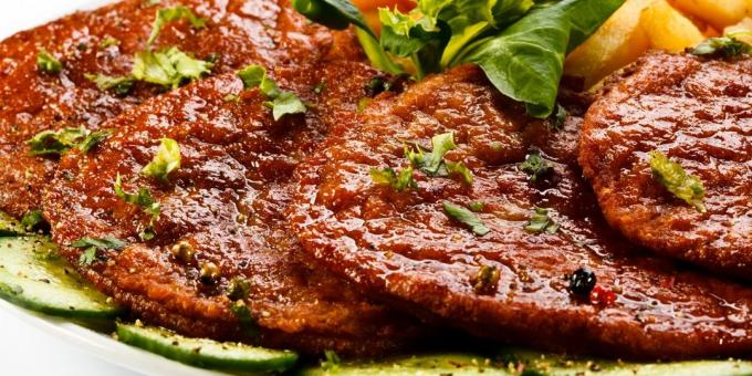 Pork chops with soy sauce