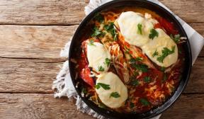 Chicken sorrentino with eggplant
