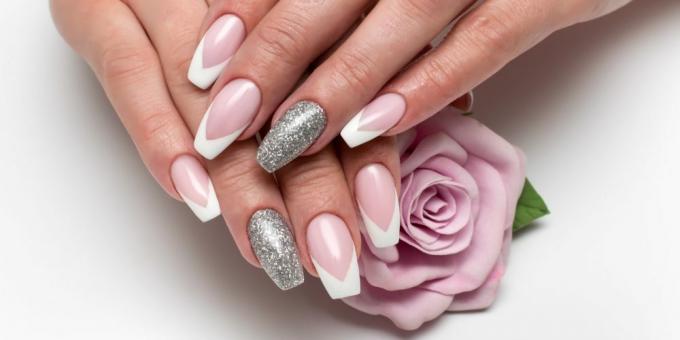 Forms of nails for manicure: "ballerina" or "pointe"