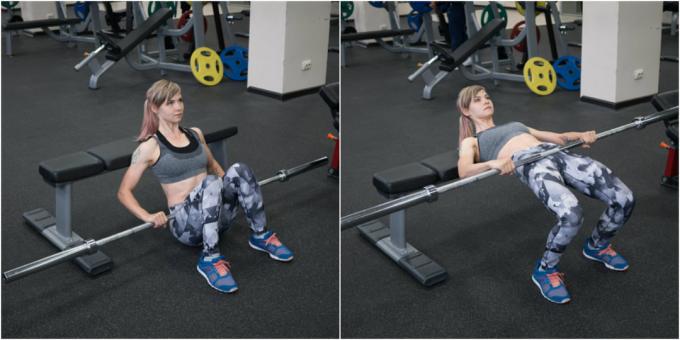 power sport: lifting hip