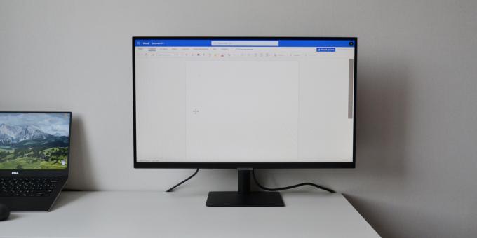 Review of the Samsung M5 smart monitor: by default, it is suggested to use the on-screen keyboard, and move the cursor with the buttons on the remote