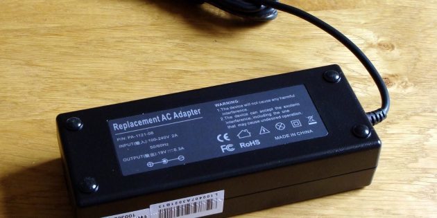 If you do not charge a laptop with Windows, macOS or Linux, you test the charging adapter