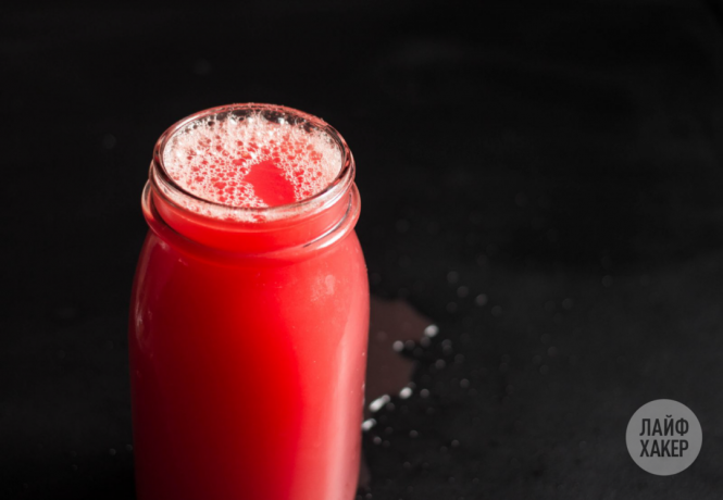 Watermelon lemonade. mix ingredients