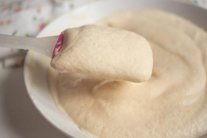 Japanese pancakes: ready dough