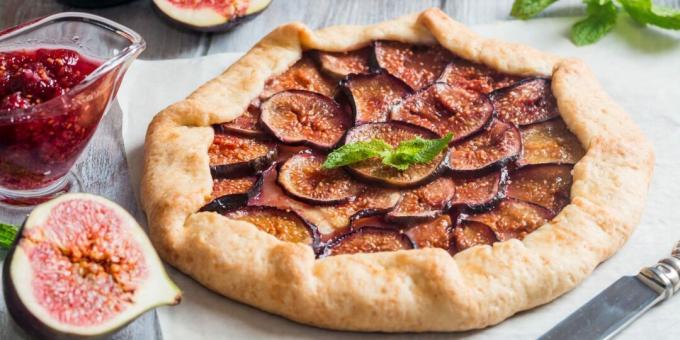 Galette with figs