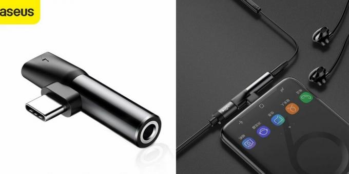 2-in-1 audio adapter for USB-C