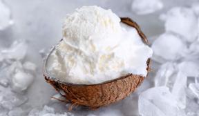 Coconut milk ice cream