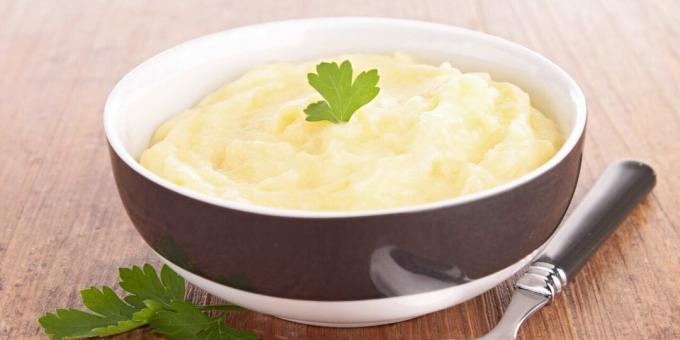 Tender turnip puree