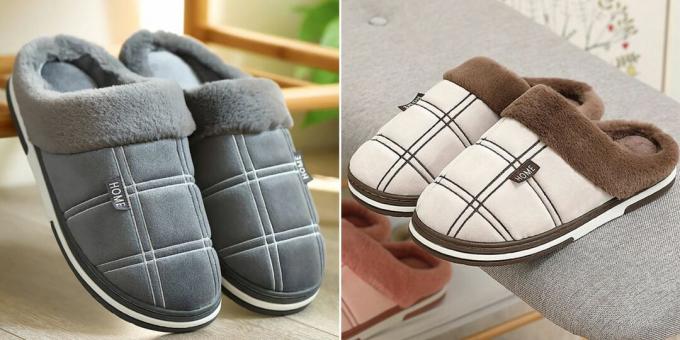 Warm home slippers