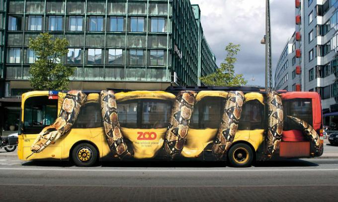 advertising on buses