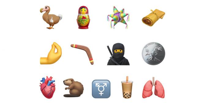 Matryoshka, ninja and beaver: emojis published, which will be released on iOS and macOS in 2020
