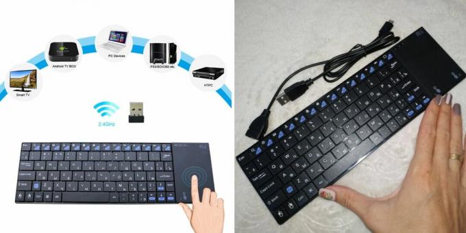 AliExpress Fast Shipping: Wireless Keyboard with Touchpad