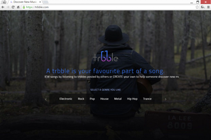 Trrble - another way to discover new music