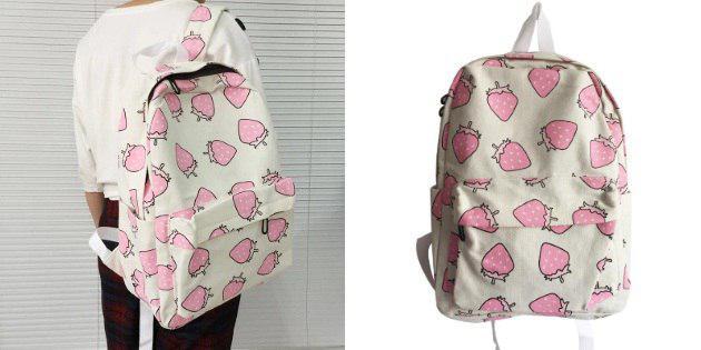 Backpack with berries