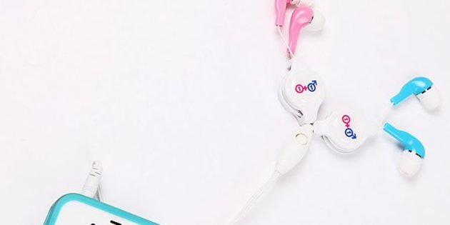 Romantic gift: earphones for two