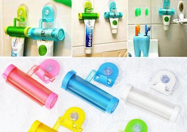 Holder for toothpaste