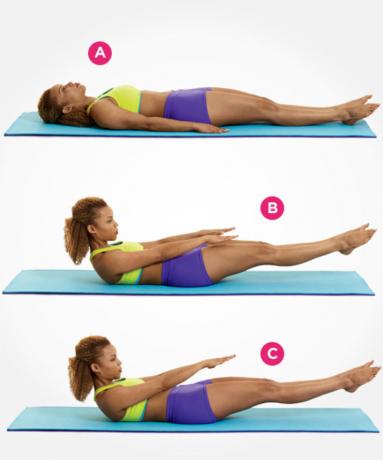 of Pilates exercises for a flat stomach hundred