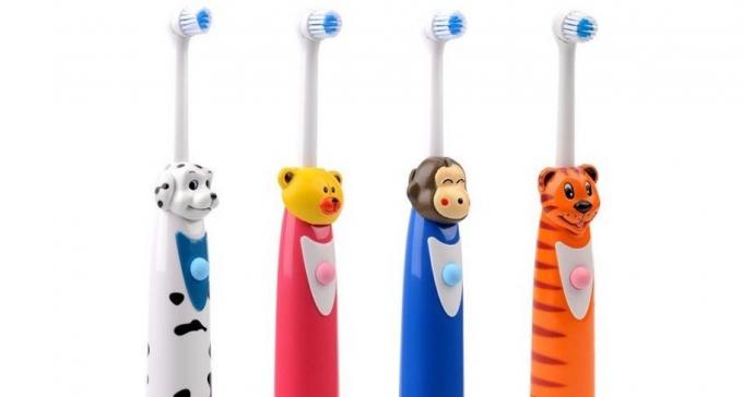 The electric toothbrush