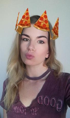 15 unusual masks stories Instagram: Pizza