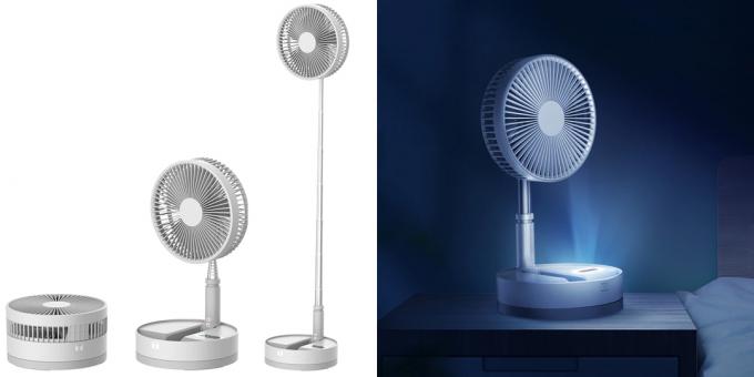 Compact fans from AliExpress: with folding leg