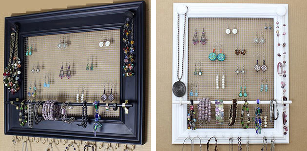 jewelry in the picture frame