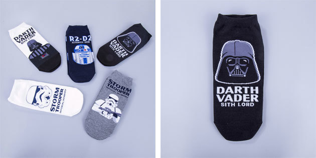 Beautiful socks with the "Star Wars"