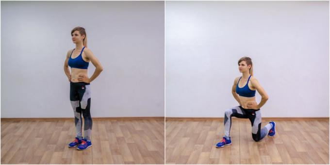 Circuit Training Home: Lunges