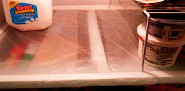 Food foil: mat for refrigerator