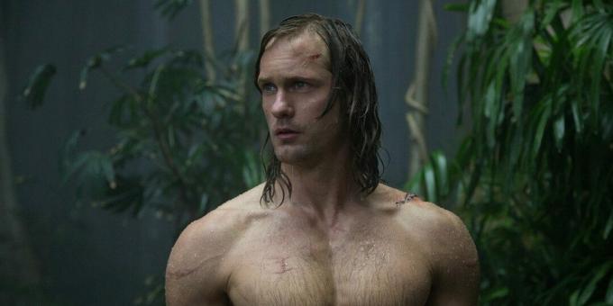 A still from the film about the jungle “Tarzan. Legend"