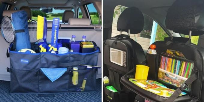 What to give my husband for his birthday: an organizer for a car