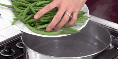 How to boil green beans
