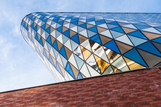European architecture: Aula Medica at Sweden's Karolinska Institute