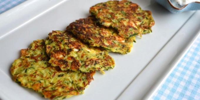 Cutlets from zucchini with rice - tasty and inexpensive