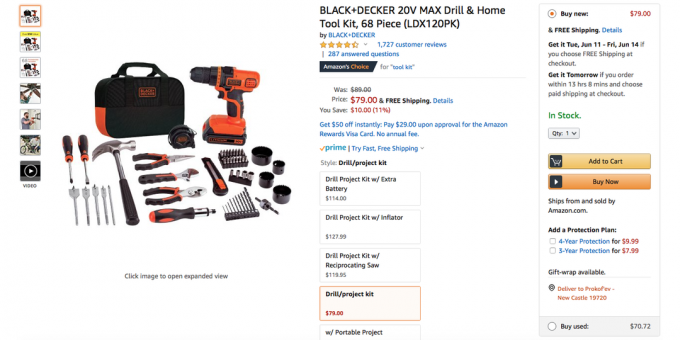 Mainbox: a set of tools for Black & Decker House