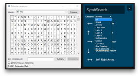 How to quickly find a Unicode character