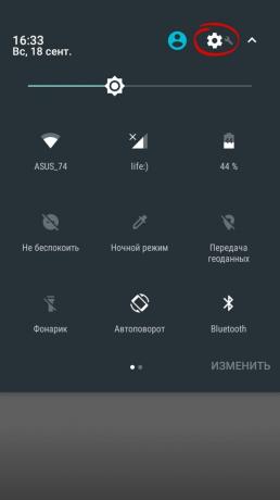 Night mode on Android Night Mode Enabler System