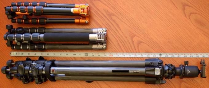 How to choose a tripod: the size