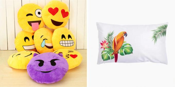 Inexpensive gifts for March 8: Pillows