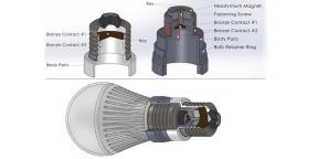 Thing of the day: Magbulb - magnetic cartridge for light bulbs